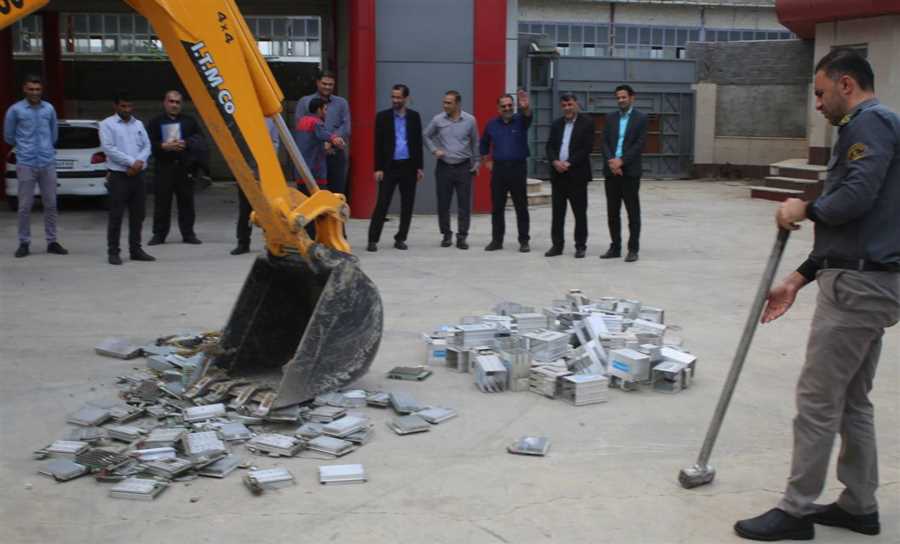 امحاء ۱۳۰۰ ماینر غیرمجاز در مازندران